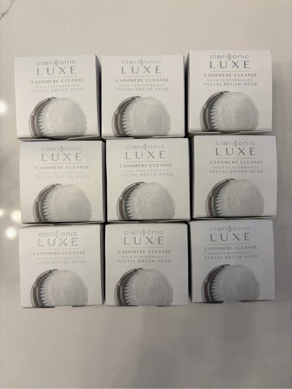 Clarisonic LUXE Cashmere Cleanse Facial Brush Heads - 9 pack